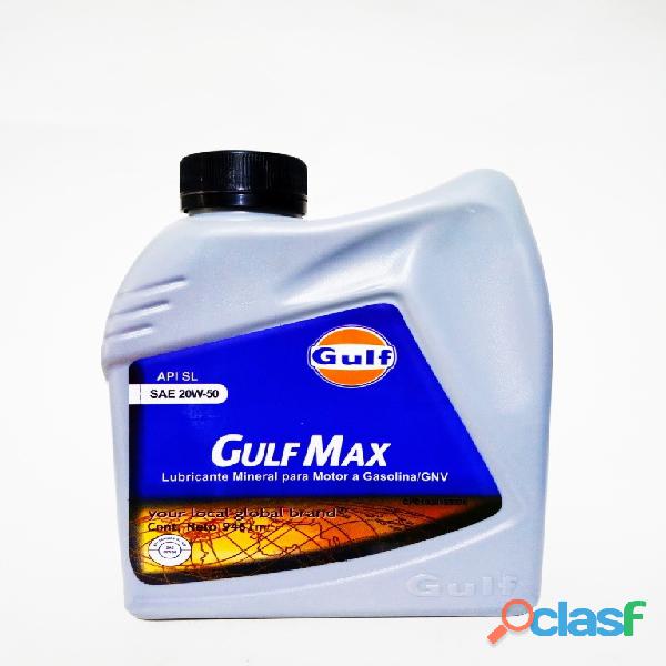 ACEITE 20W50 MINERAL MARCA GULF POR UNIDAD O COMBOS