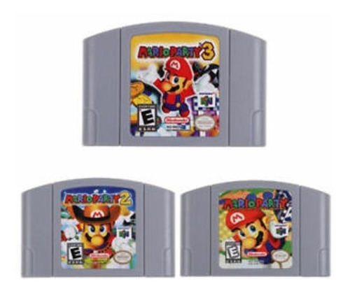 Juegos Mario Party 1, 2 Y 3 Nintendo 64. Excelentes