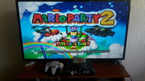 Nintendo 64 Completo Con Mario Party 2