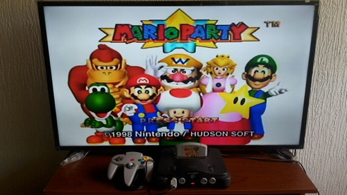 Nintendo 64 Completo Con Mario Party