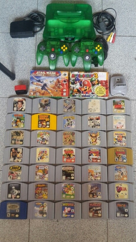 Nintendo 64 Funtastic Coleccion 35 Juegos, 2 Controles, Acce