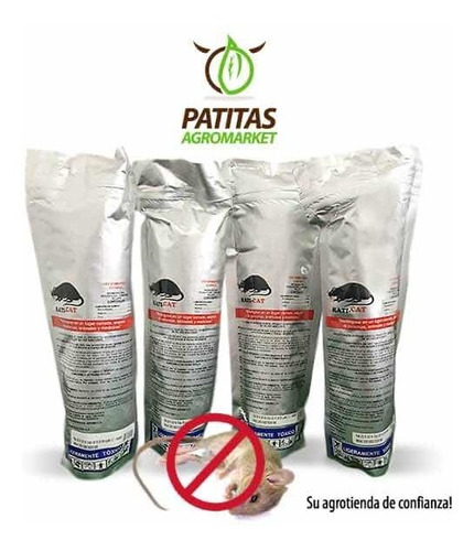 Raticat Paquetes De 130gr Y Por Kilo. Veneno De Ratas