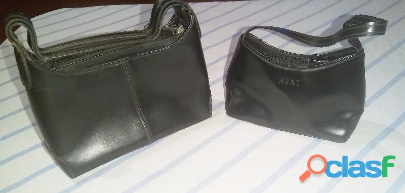 Carteras de mano X2 (color negro) marca Next