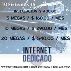 Internet Dedicado para Negocios, Empresas y Hogares. Caracas