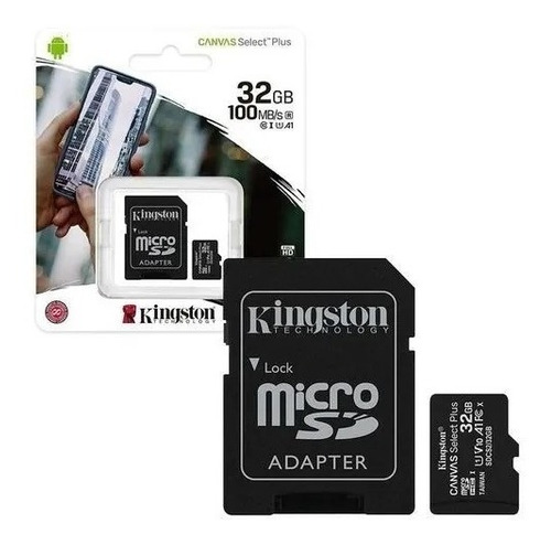 Memoria Micro Sd 32gb Kingston Clase10 Original Somos Tienda