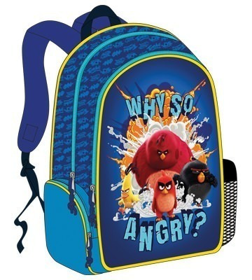 Morral Escolar /grande De Angry Birds