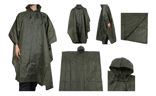 Poncho Verde Militar