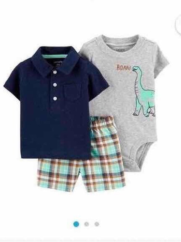 Carters Varon 24 Meses Niño Conjuntos Set Chemise Polo