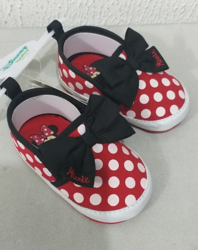 Zapato De Bebe Disney Minnie Original