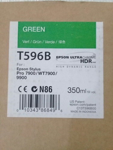 Tinta Plotter Epson Stylus Pro Verde /wt