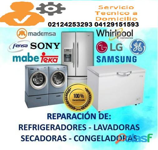 SERVICIO TÉCNICO WHIRLPOOL DE NEVERAS LAVADORAS SECADORAS