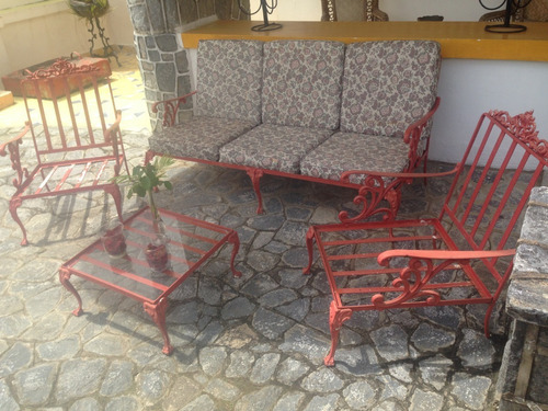 Juego De Muebles Para Terraza O Jardín En Hierro