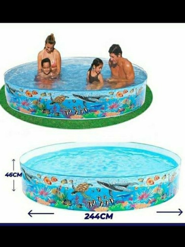 Piscinas Redondas Y Cuadradas Familiares Marca Intex