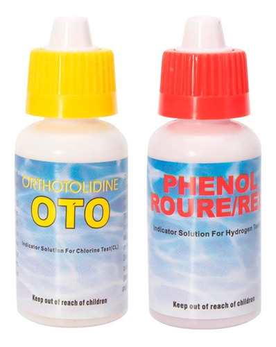 Reactivos Ph Y Cloro (repuestos) Oto Y Phenol Para Piscinas