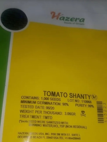 Semilla Tomate Shanty
