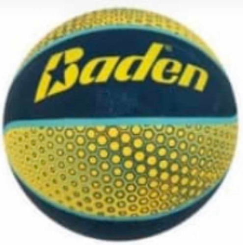 Balon Basket Número 7 Goma Verde Amarillo Kt15