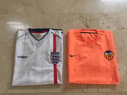 Camisa Equipos De Fútbol Valencia E Inglaterra
