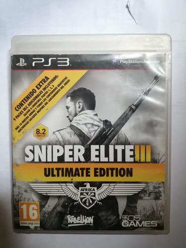 Sniper Elite 3 Ultimate Edition Juego Para Play 3