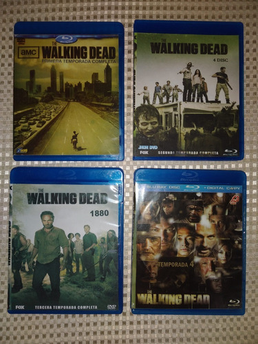 The Walking Dead Temporada 1, 2, 3 Y 4 (10v)