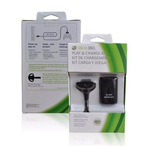 Kit De Carga Y Juega De Xbox 360