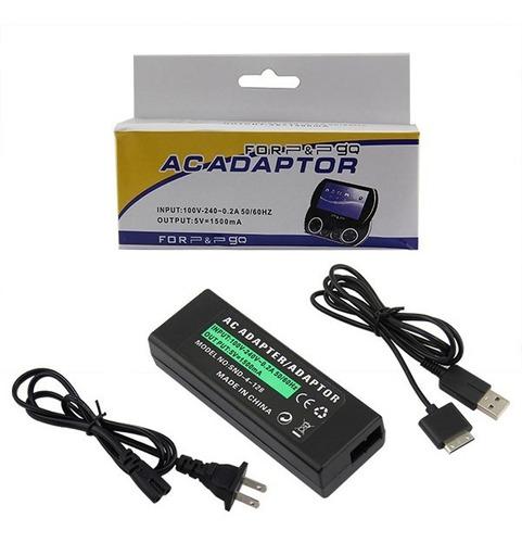 Adaptador De Corriente A/c Pspgo Psp Go Con Cable Usb