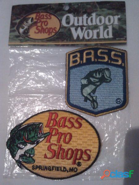 parche Bass Pro Shop. Son 2 parches nuevos.