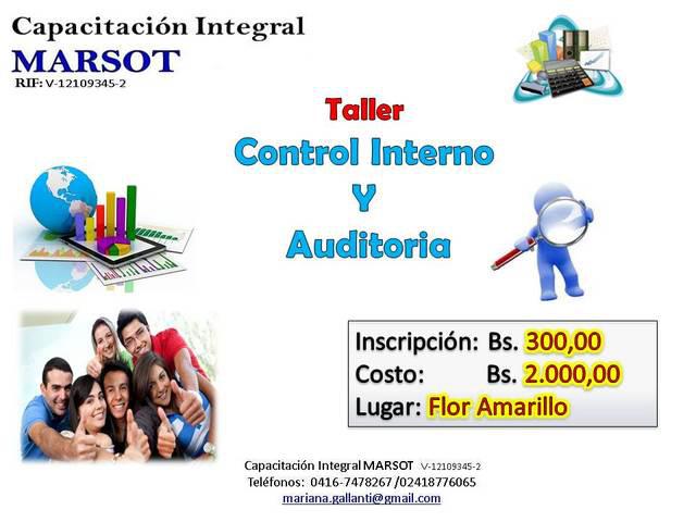 Taller Control Interno y Auditoria