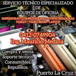 Servicio Tecnico de Computadoras y Laptop en Puerto la Cruz