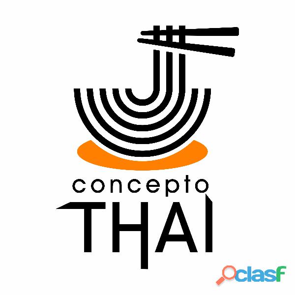 Restaurante de comida tailandesa Concepto Thai