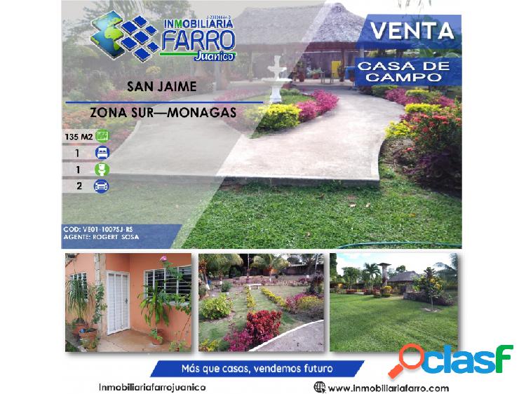 SE VENDE CASA DE CAMPO EN SAN JAIME VE01-1007SJ-RS