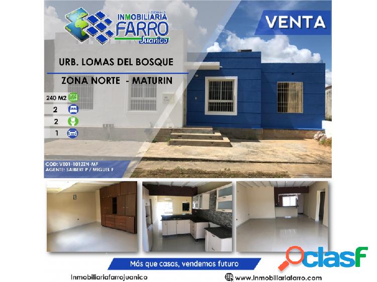 SE VENDE CASA EN URB LOMAS DEL BOSQUE VE01-1012ZI-MF