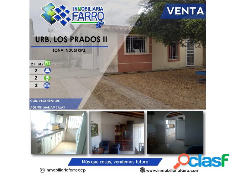 SE VENDE CASA EN URB LOS PRADOS II, ZONA INDUSTRIAL