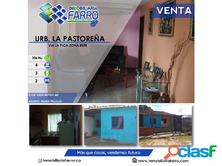 SE VENDE CASA URB. LA PASTOREÑA / VIA LA PICA