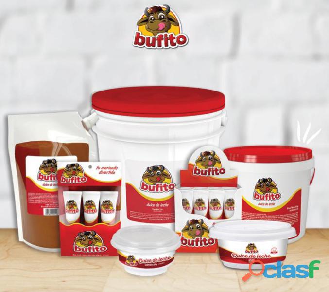 Arequipe Dulce de leche marca Bufito galón de 5 kilos y