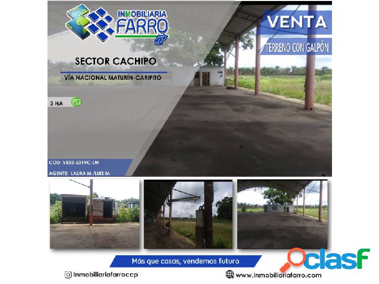 VÍA NACIONAL MATURÍN-CARIPITO, SECTOR CACHIPO