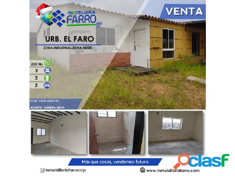 SE VENDE CASA EN URB. EL FARO VE02-520ST-SS