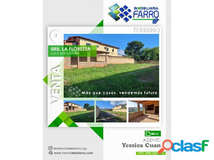 SE VENDE TERRENO EN URB. LA FLORESTA VE02-560LF-YC
