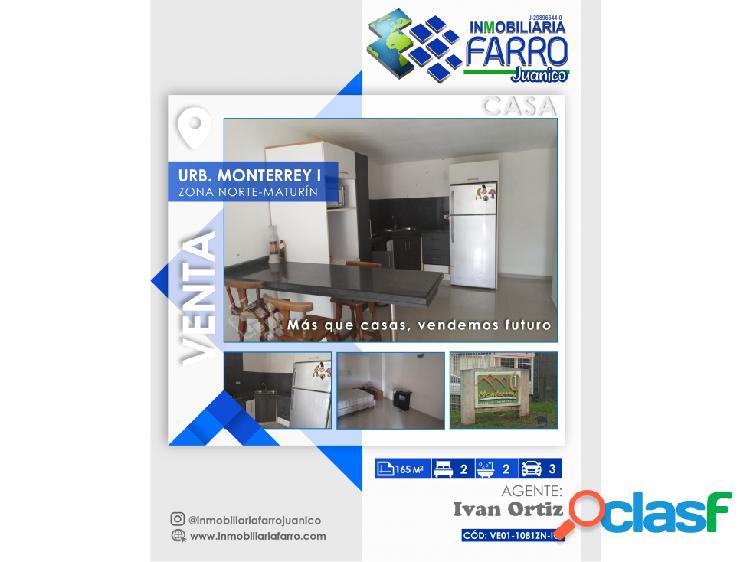 SE VENDE CASA MONTERREY I VE01-1081ZN-IO