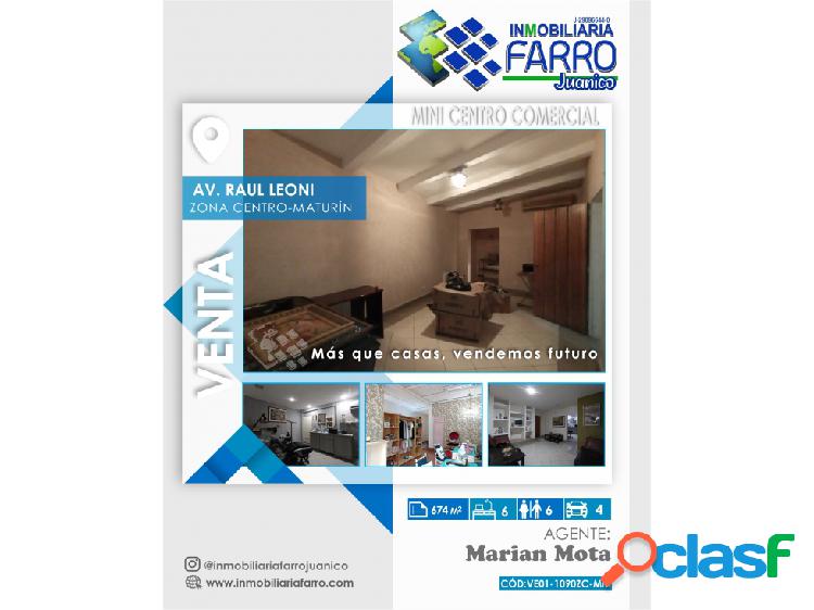 SE VENDE MINI CENTRO COMERCIAL AV RAUL LEONI VE01-1090ZC-MM