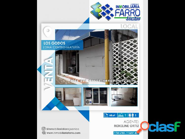 SE VENDE LOCAL EN LOS GODOS, MATURÍN VE01-1114ZC-RO