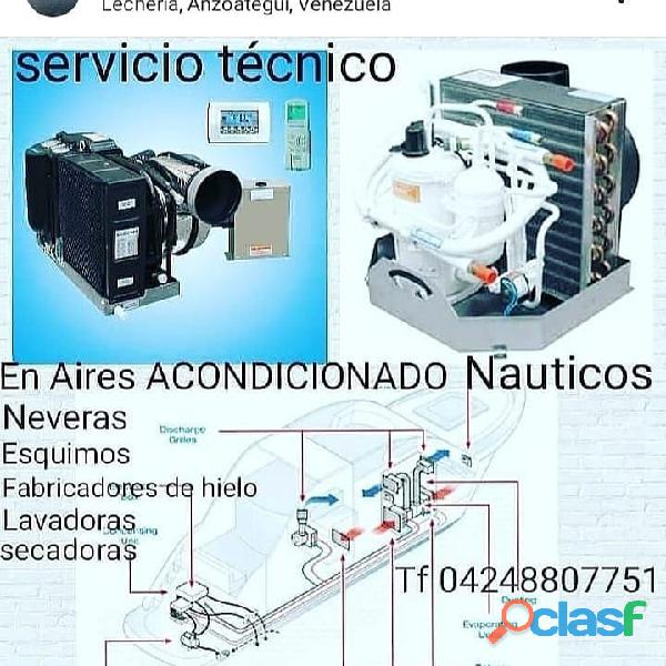 Servicio técnico en Aires acondicionados Náuticos (barcos)
