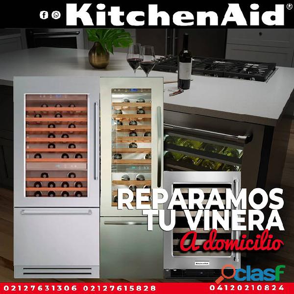 Reparación y Mantenimiento de Vineras KitchenAid Domicilio