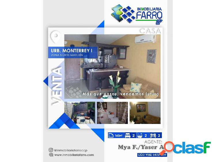 VENTA DE CASA EN MONTERREY I VE02-647ST-MYF