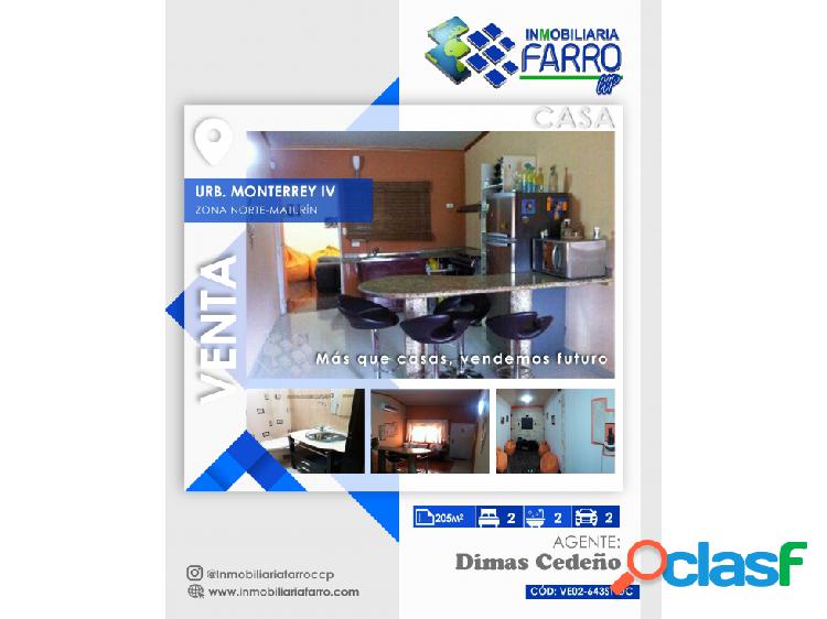 VENTA DE CASA EN MONTERREY IV VE02-643ST-DC