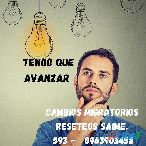 CAMBIO MIGRATORIO +593963903458