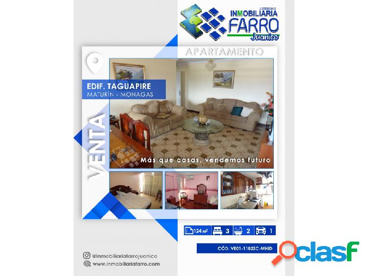 SE VENDE APARTAMENTO EDIF. TAGUAPIRE AV. LIBERTADOR