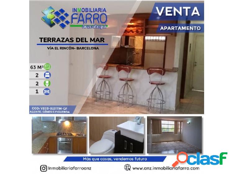 EN VENTA APARTAMENTO TERRAZAS DEL MAR VE03-0231TM-GF