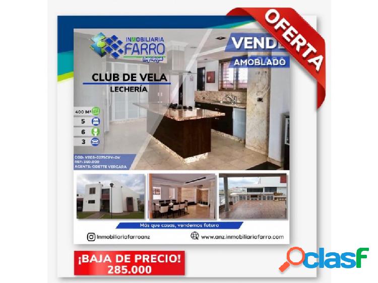 EN VENTA CASA CLUB DE VELA - LECHERIA VE03-0275CV-OV l