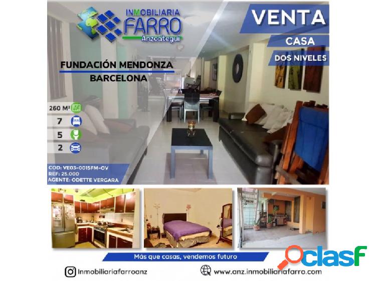 EN VENTA CASA EN FUNDACIÓN MENDOZA BARCELONA VE03-0015FM-OD