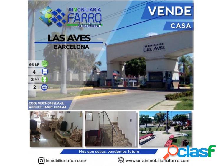 EN VENTA CASA EN LAS AVES VE03-0462LA-JL